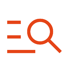 Search and Guide Icon - Red
