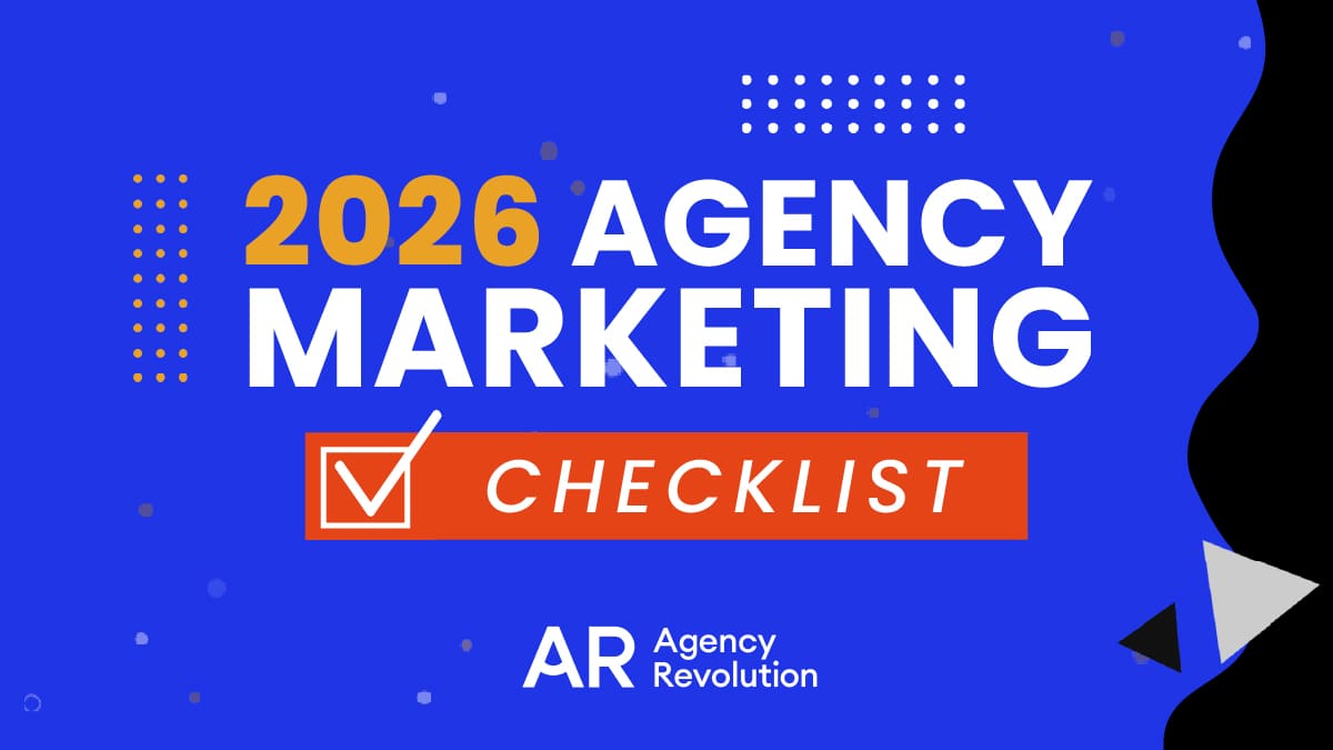[AR] Blog - 2026 Agency Marketing Checklist